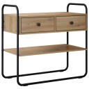 vidaXL Konsollbord Artisan eik 100 x 40 x 75 cm Konstruert tre