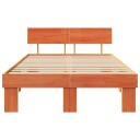  Sengestamme Voksbrun 120 x 190 cm Massiv furu tre