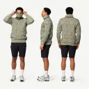 Devold Unisex Svalbard Sweater High Neck S , Olive/Offwhite