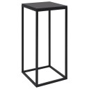 vidaXL Sidebord 2 stk svart stål