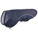 Vidaxl Hunde Regnfrakk Med Refleksstrimler Polyester Marineblå Xs