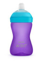 Philips Avent Myk Kopp Med Drikke Tutt Som Tåler Bit Lilla blå Str. 9+ Md.