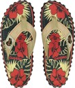 Gumbies Unisex Islander 43, Denim Hibiscus