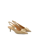Ferragamo Dame Sko Beige 36 1/2 EU,