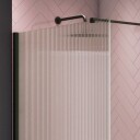 Sanipro Prime Fastvegg Svart / 90cm