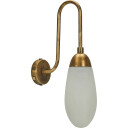 House Doctor Drop Vegglampe Antikk Messing