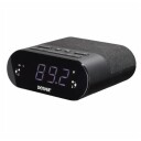 Denver CRQ-107 Klokkeradio med QI Trådløs Lading og FM Svart