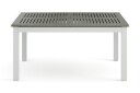 Monaco uttrekkbart utendørsbord 150–250x90 cm   Hvit/Grå