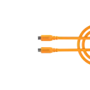 Rode USB-C til USB-C kabel 1,5 m Oransje