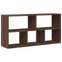 Vegghylle brun eik 100x25x50 cm konstruert tre