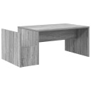 vidaXL Kaffebord Grå Sonoma 90 x 45 x 35 cm Konstruert tre