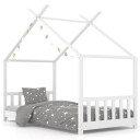 Sengeramme for barn 70x140 cm - hvit