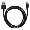 Moba USB-kabel USB til Lightning 2,4A 1m - Sort