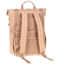 LÄSSIG Stelleryggsekk Rolltop Up Backpack peach rose