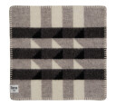Røros Tweed Kvam sitteunderlag gråskala 45x45 cm