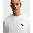 Nike Club Fleece Crew Hvit L