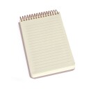 Notatbok m/spiral Kozo premium A6 Sand