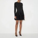 Elisabetta Franchi Origami Mini Dress Svart M