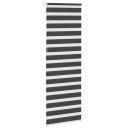  Sebragardin svart 90x230 cm stoff bredde 85,9 polyester