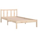 vidaXL Sengeramme heltre furu 75x190 cm 2FT6 Small Single