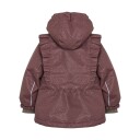 En Fant Jacket W. Frills Aop Purple 128