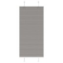  plisségardin antrasitt 60x100 cm Stoff Bredde 59,4 Polyester