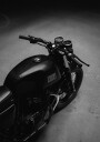 Black Motorcycle Plakat Plakat / 100x150cm