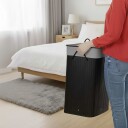 Bambus skittentøyskurv – 2 rom sammenleggbar design