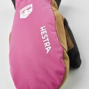 Hestra Women's Xc Primaloft Mitt Cerise/tan 7