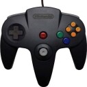 Nintendo 64 Original Kontroller Sort Brukt