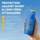 NIVEA Protect & Moisture Solkrem SPF 50+ Reisestrør 100 ml