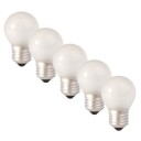 5 pakning E27 Glødepære Krone/Illum Opal 25W 2700K
