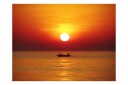 Fototapet Solnedgang Med Fiskebåt 300x231 - Artgeist sp. z o. o.