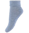 Minymo Baby Rib Sock W. Abs (2-Pack) - Blue - 23\26