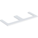GEBERIT ONE bordplate 1200x470x30mm 2 kutt i høykomprimert treverk