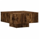 vidaXL Salongbord røkt eik 60x60x31,5 cm konstruert tre