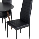 Venture Home Spisegruppe Venture Home Plake med 4 Sly Stoler Rundt GR19730