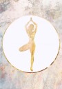 Golden Tree Pose Plakat / 70x100