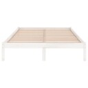 vidaXL Sengeramme hvit heltre 180x200 cm 6FT Super King