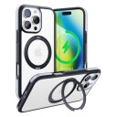 Torras iPhone 16 Pro Ostand R Fusion Mobildeksel med MagSafe - Svart