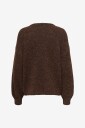 Only   Genser Onlnellie Ls O Neck Knt   Brun