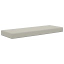 vidaXL Utendørs sittepute Grå 111,5 x 40 x 8 cm 100% Polyester
