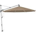 Glatz Sombrano S+ fritthengende parasoll 400 cm anodisert aluminium Kat.5 805 Walnut