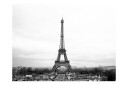 Fototapet Paris Svarthvitt Fotografi 350x270 - Artgeist sp. z o. o.