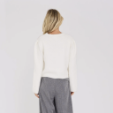 A View Lissi L/S Knit Cardigan   White   S