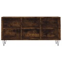  TV benk røkt eik 103,5x30x50 cm konstruert tre