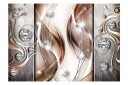 Fototapet Brown And Diamonds 400x280 - Artgeist sp. z o. o.