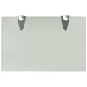 vidaXL Flytende hylle glass 30x20 cm 8 mm