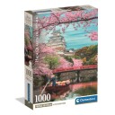 Clementoni Puslespill 1000 Brikker Himeji Castle In Spring