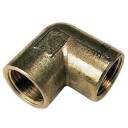 Messing albue muffe/muffe 1/2"